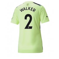 Manchester City Kyle Walker #2 Fotballklær Tredjedrakt Dame 2022-23 Kortermet